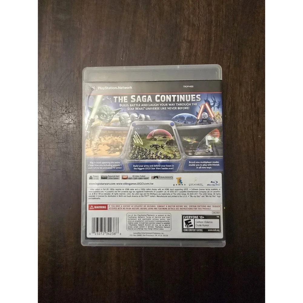 Lego Star Wars III The Clone Wars PlayStation 3 PS3 Tested and Working